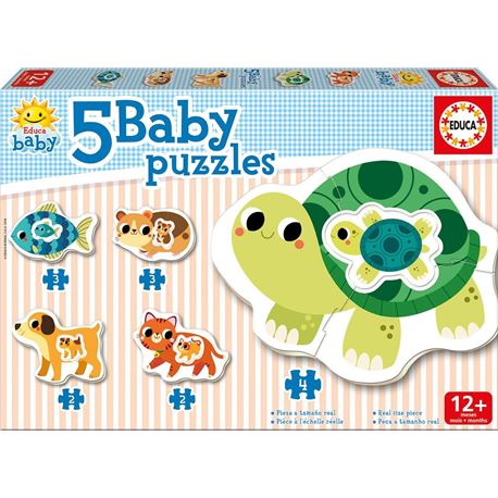 Baby puzzles animales +12 meses - 04017573