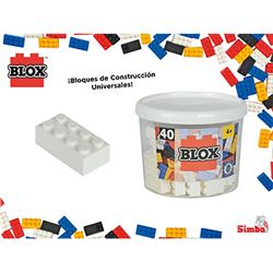 Blox-bote con 40 bloques blancos - 33318890