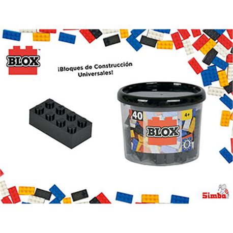 Blox-bote con 40 bloques negros - 33318895