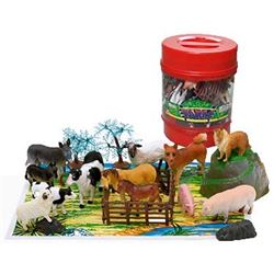 Cubo animales granja 22 piezas - 95902621