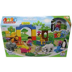 Conjunto bloques zoo 60 piezas - 87889186