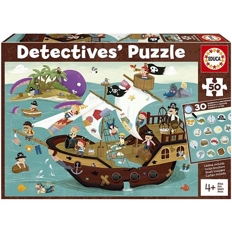 Puz.detectives piratas 50 pc. - 04018896