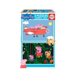 Super puzzle madera peppa pig 2x16 pz peppa pig - 04017157