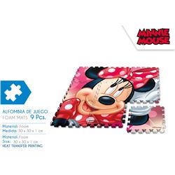 Alfombra puzzle eva minnie 9 pz. 30x30 - 12486514