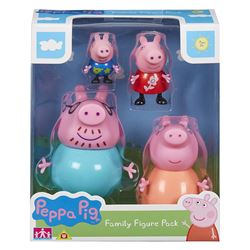 Peppa pig pack 4 fig.familia - 02506666