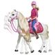 Barbie y caballo superinteractivo c/muñeca (frv36) - 24563531