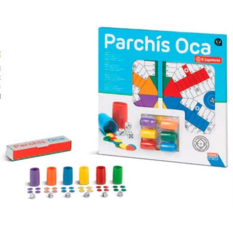 Parchis 6 jugadores con oca 40 cm.+acces. - 12527916
