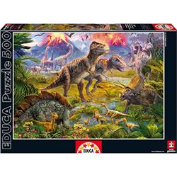 Puzzle 500 pz encuentro de dinosurios - 04015969