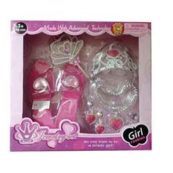 Accesorios princesa en casa rosa - 89900600