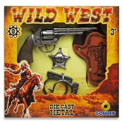 Wild west set pistola+cartuchera - 15100157