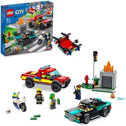 Lego city rescate de bomberos y persecucion policl - 22560319