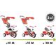 Triciclo baby balade rojo (741105) - 33741105.1