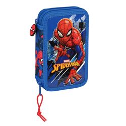 Plumier doble 28 pc.spider-man great power - 79145835