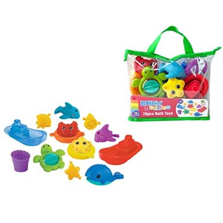 Bolsa con juguetes de baño - 93940002