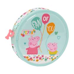 Plumier redondo 18 pzas.peppa pig cosy cor - 79147189