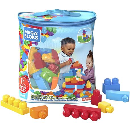 Mega blocks bolsa azul 60 pzas. (dch55) - 24508416