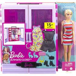 Barbie fashionista armario portatil con muñeca - 24508955