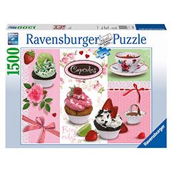 Puzzle 1500pz cupcakes decorado - 26916274