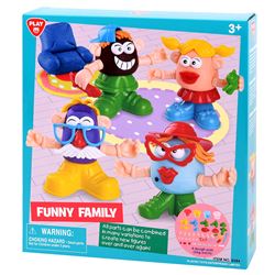 Funny family plastilina - 96508384