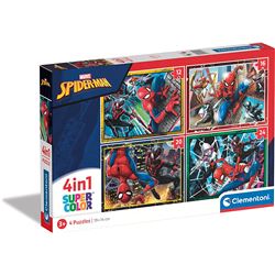 Puzzle 4 en 1 spiderman - 06621515