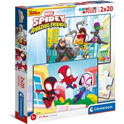 Puzzle 2x20 pz. spidey and his amazing friends - 06624794