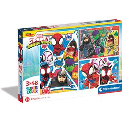 Puzzle 3x48 pz. spidey and his amazing friends - 06625282