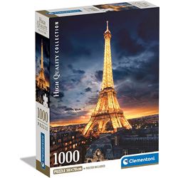 Puzzle 1000 pz. tour eiffel (compact box) - 06639703