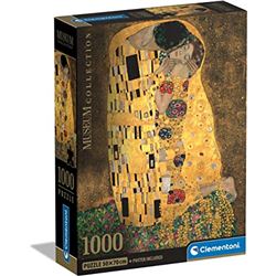 Puzzle 1000 pz. klimt el beso (compact box) - 06639790