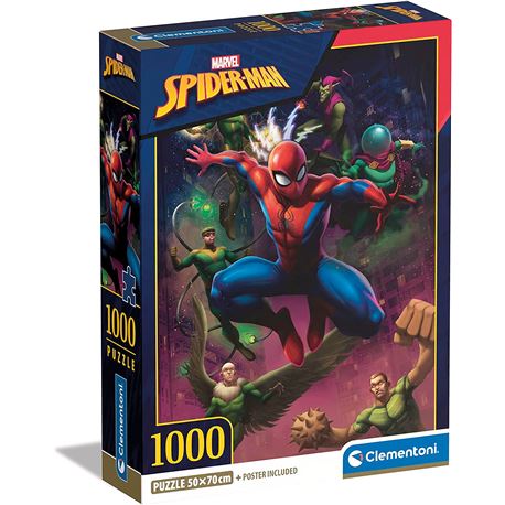 Puzzle 1000 pz. spiderman (compact box) - 06639768