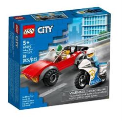 Lego city moto de policia y coche a la fuga - 22560392