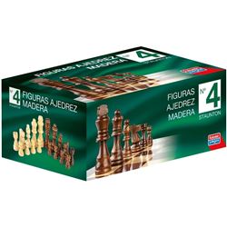 Fichas ajedrez madera stauton nº 4 - 12532581