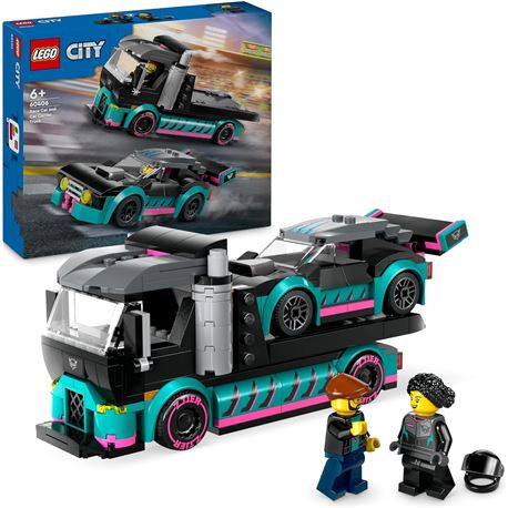 Lego city coche de carreras y camion de transporte - 22560406