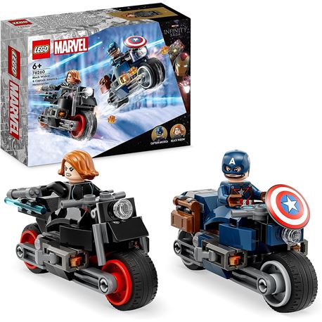 Lego marvel motos de viuda negra y el capitan amea - 22576260