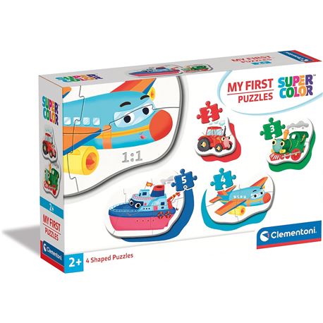 My first puzzle 3-6-9-12 medios de transporte - 06620811