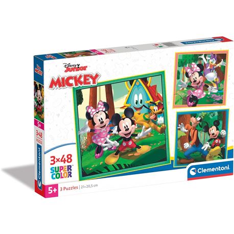 Puzzle 3x48 square mickey and friends - 06625298