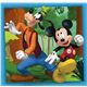 Puzzle 3x48 square mickey and friends - 06625298.3