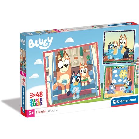 Puzzle 3x48 square bluey - 06625308