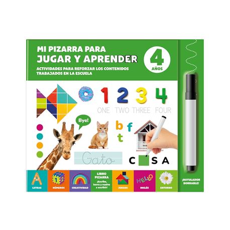 Mi pizarra para jugar y aprender 4 años - 59513344