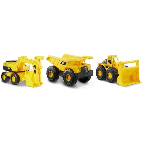 3 vehiculos de construccion de 25 cm.caterpillar - 87583360