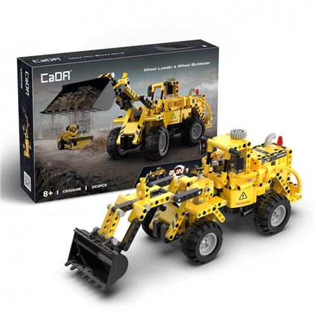 Cada:excavadora bulldozer 2 en 1 693 pzas. - 56792758