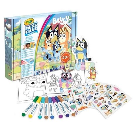 Colorea sin manchas color wonder set bluey - 55607171