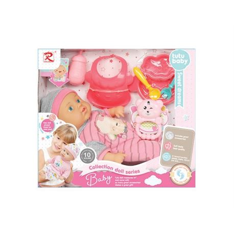 Muñeco tumbado 30 cm.con sonido y compl. - 80209585