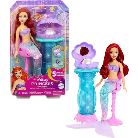 Disney princess muñeca ariel con tocador jbf86 - 24525929