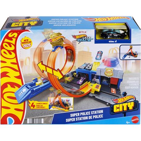 Hot wheels city super estacion de policia (jbm71) - 24526415