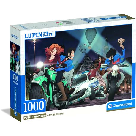 Puzzle 1000 pz. lupin iii -2 - 06637055