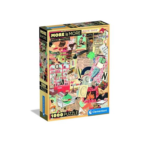 Puzzle 1000 pz. more is more book&writing - 06637074