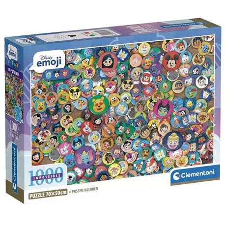 Puzzle 1000 pz impossible disney - 06639829