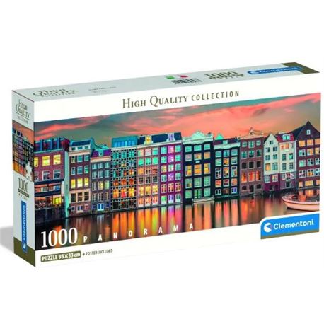 Puzzle 1000 pz. panorama bright amsterdam - 06639897