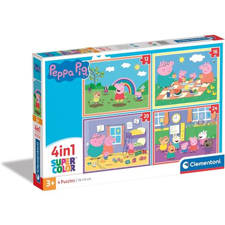 Puzzle 4 en 1 peppa pig - 06621516