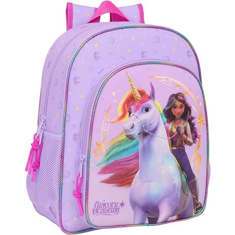Mochila junior unicornio academy adapt.carro - 79160702